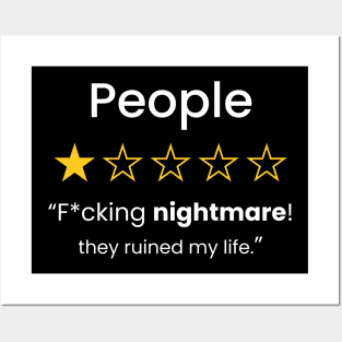 People Suck Review! F*cking Nightmare, Ruined My Life Posters and Art